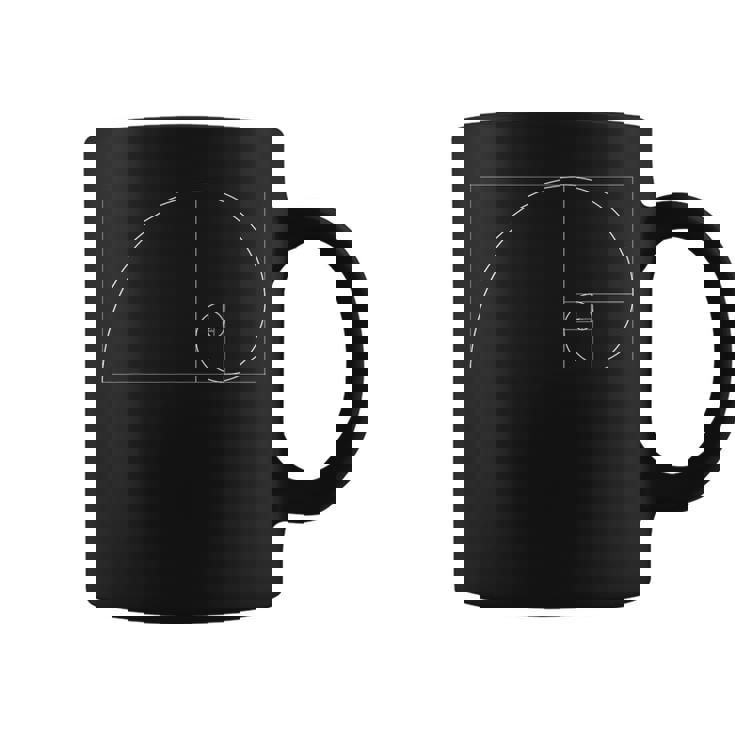 Fibonacci Día Oro Relación Matemáticas Y Ciencia Taza de café