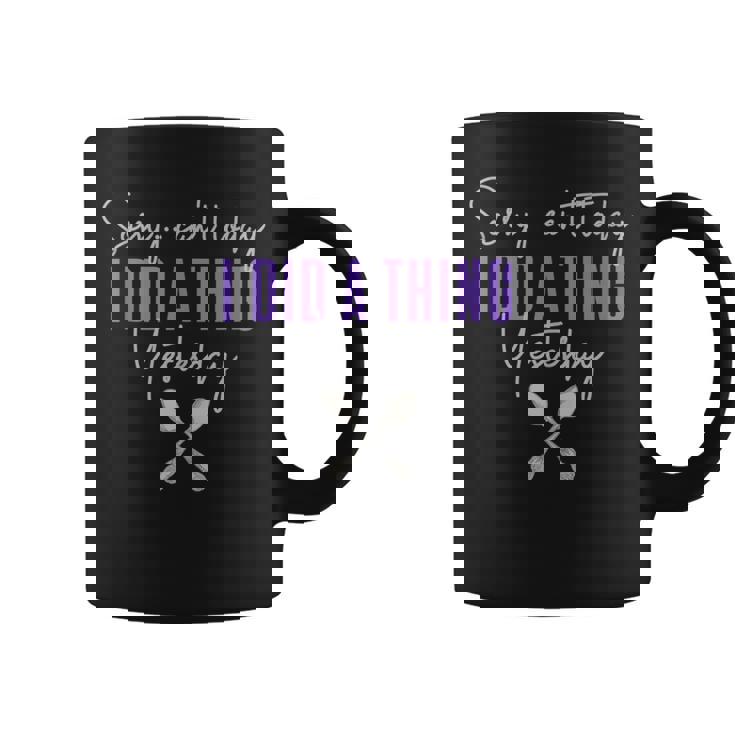 Fibro Can't Today Did A Thing Yesterday Fibromyalgia Spoonie Coffee Mug