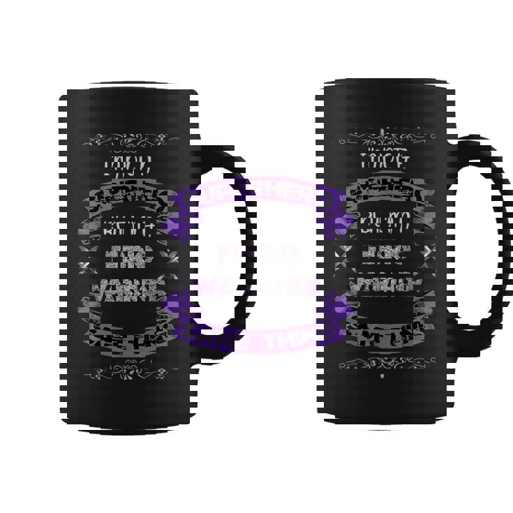 Fibro Warrior Fibromyalgia Awareness Spoonie Cfs Superhero Coffee Mug