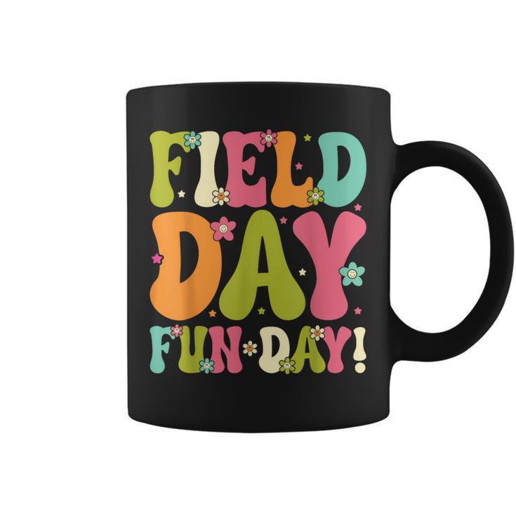 Field Day Fun Day Last Day Of School Groovy Teacher Student Coffee Mug