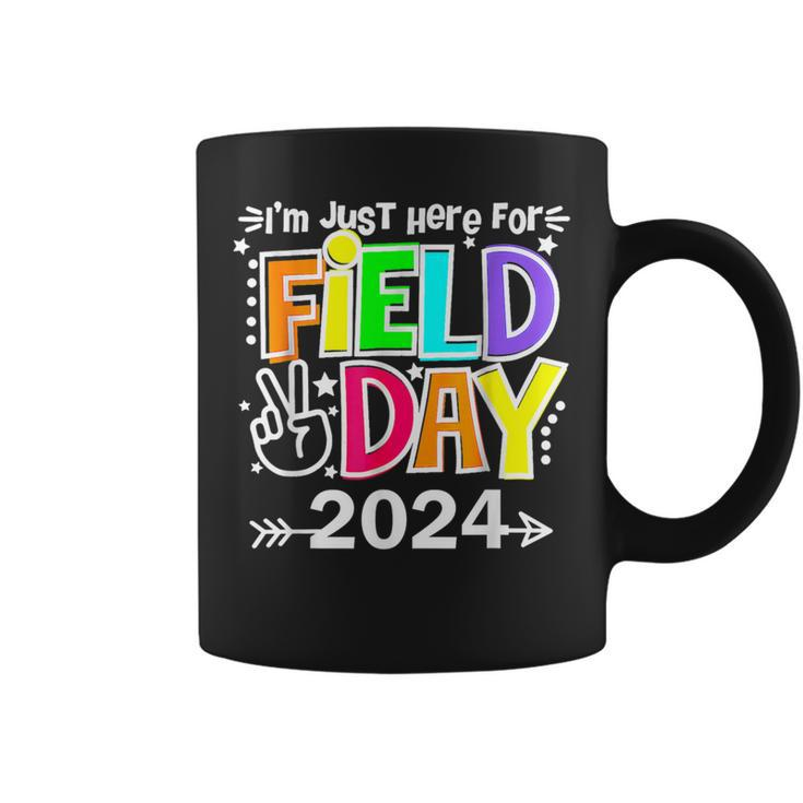 Field Day Teacher I'm Just Here For Field Day 2024 Coffee Mug