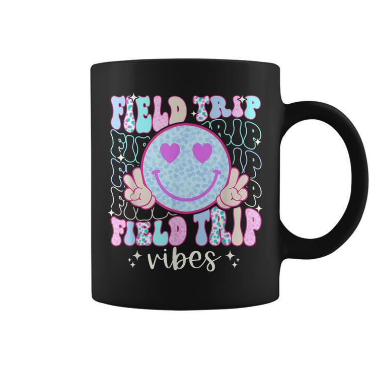 Field Day Field Trip Vibes Fun Day Groovy Teacher Student Coffee Mug