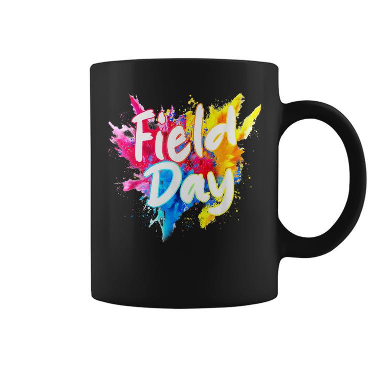 Field Trip Vibes Field Day Fun Day Colorful Teacher Student Coffee Mug