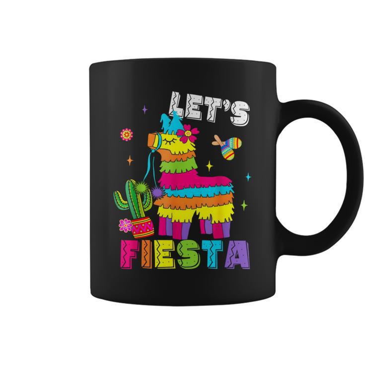 Lets Fiesta Cinco De Mayo Mexican Party Mexico Donkey Pinata Coffee Mug