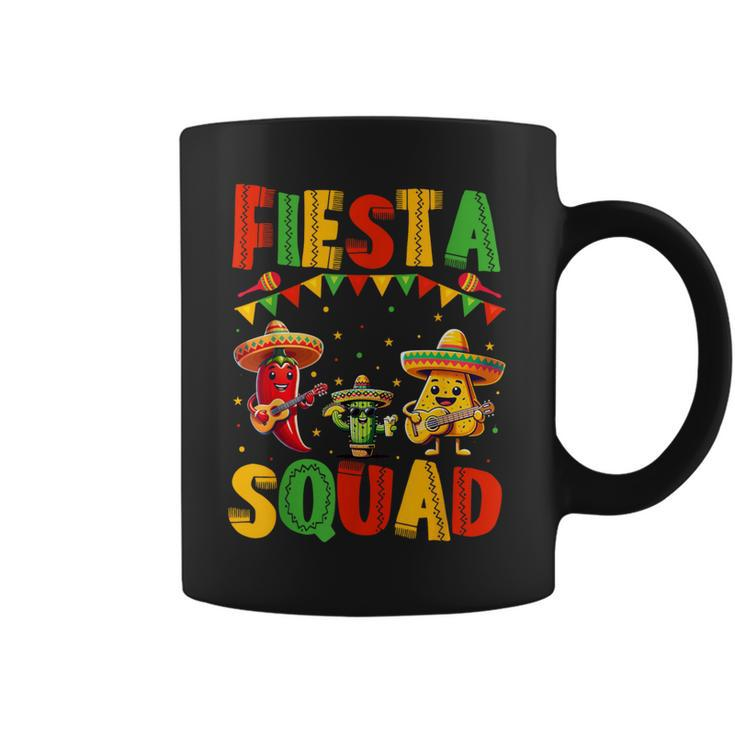 Fiesta Squad Cinco De Mayo 2024 Mexican Party Women Coffee Mug