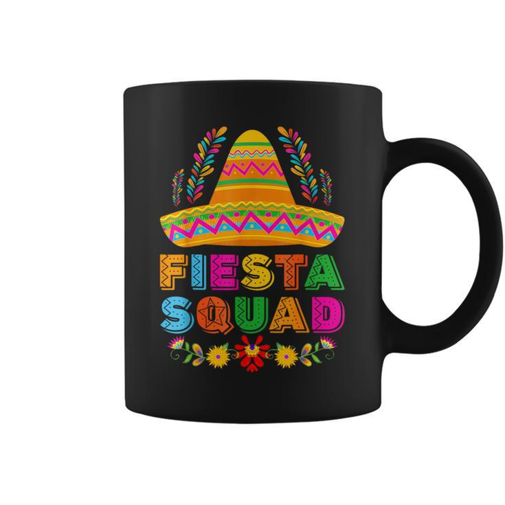 Fiesta Squad Tacos Mexican Party Fiesta Squad Cinco De Mayo Coffee Mug