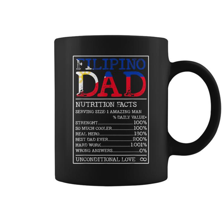 Filipino Dad Nutrition Facts Philippines Fathers Day A Coffee Mug