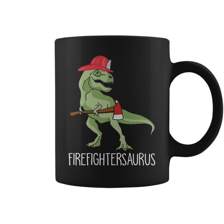 Firefighter Saurus Coffee Mug