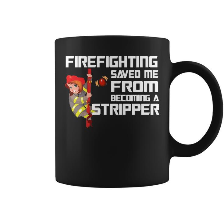 Firefighter Saved Me Coffee Mug