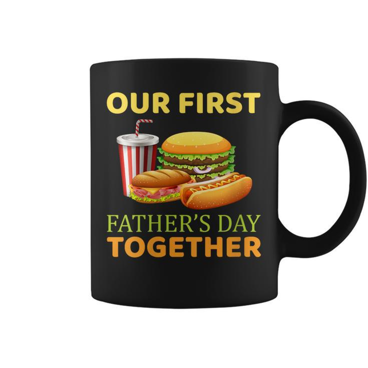 Our First Father's Day Together 2024 New Dad Father Son Coffee Mug