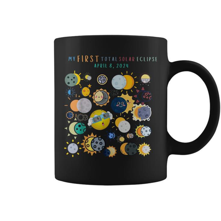 My First Total Solar Eclipse 2024 Toddler Planet Coffee Mug