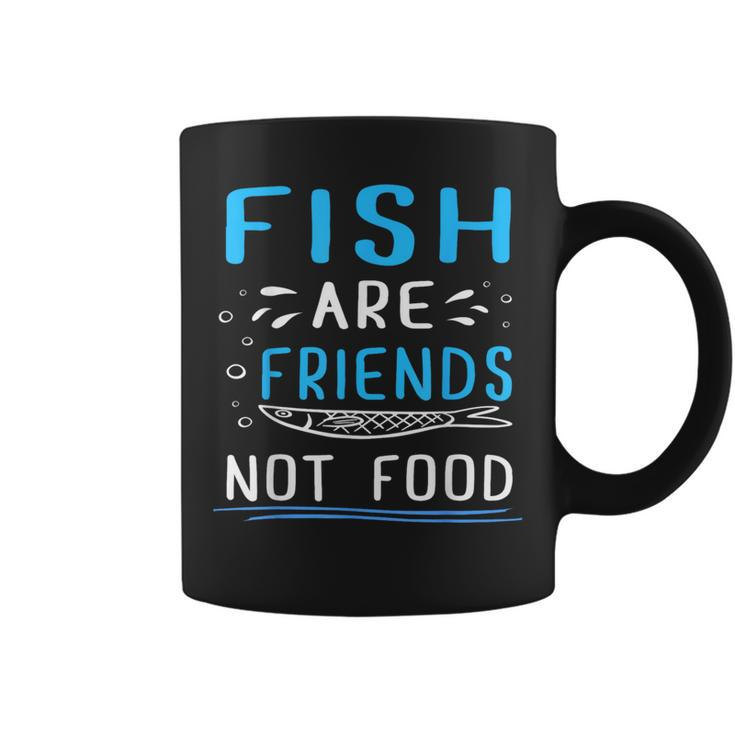 Fish Are Friends Not Food Vegan Coffee Mug
