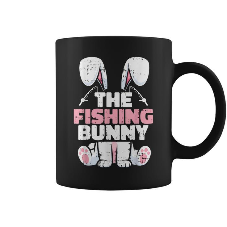 The Fishing Bunny Easter Family Matching Spring Men Coffee Mug