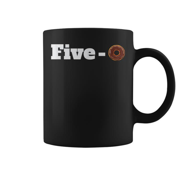 Five O Donut Cop Coffee Mug