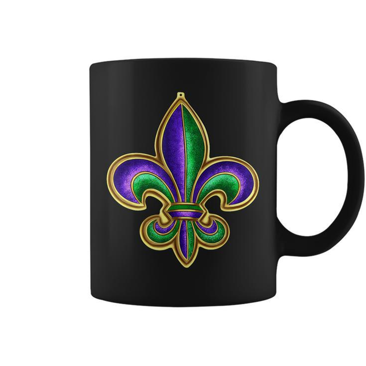 Fleur De Lis New Orleans Carnival Costume Outfit Mardi Gras Coffee Mug