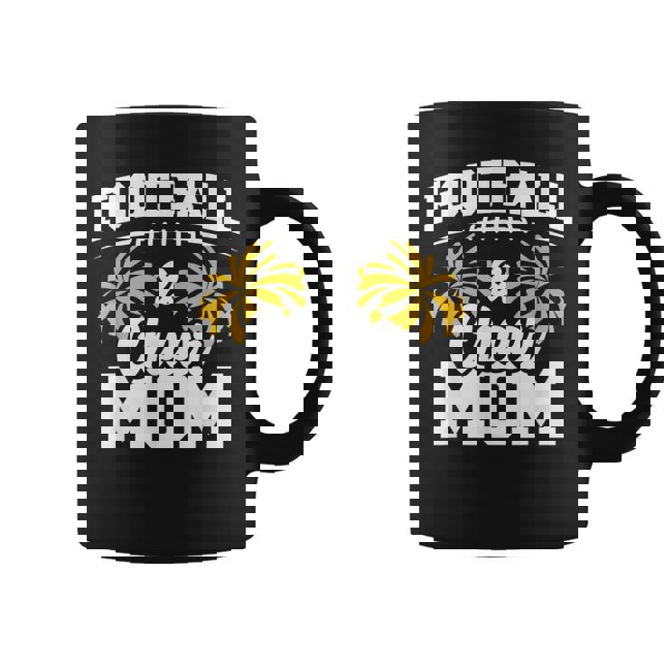 Football Cheer Mom High School Cheerleader Cheerleading Coffee Mug