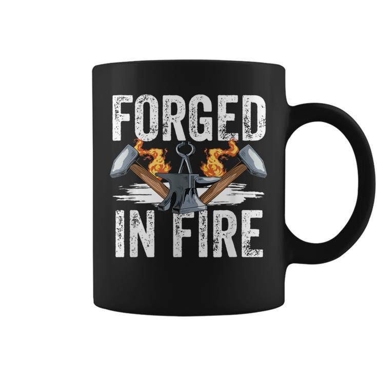 Forged In Fire Blacksmith Forging Hammer Blacksmithing Forge Coffee Mug