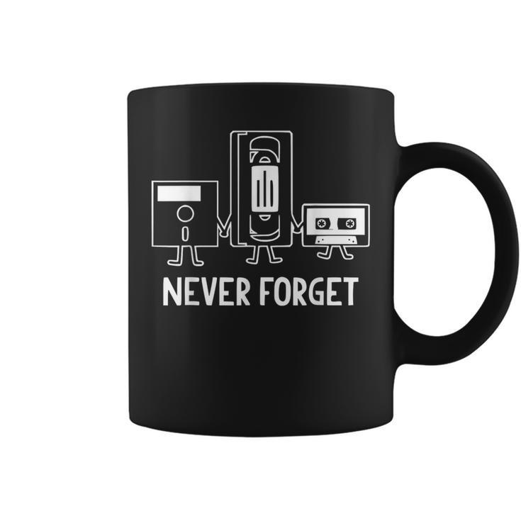 Never Forget Old Technology Pop Culture Coffee Mug