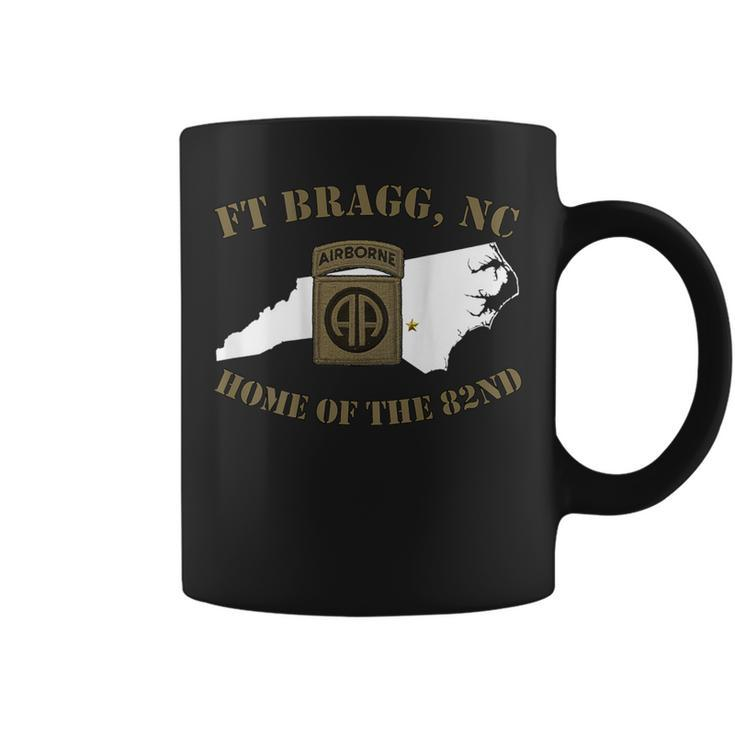 Fort Bragg Military Base-Army Post- On Back Coffee Mug