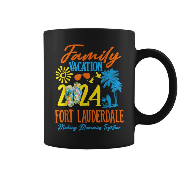 Fort Lauderdale Florida Vacation 2024 Matching Family Group Coffee Mug