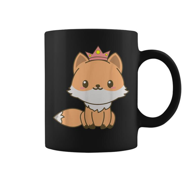 Fox Prince Cute Animal Christmas Coffee Mug
