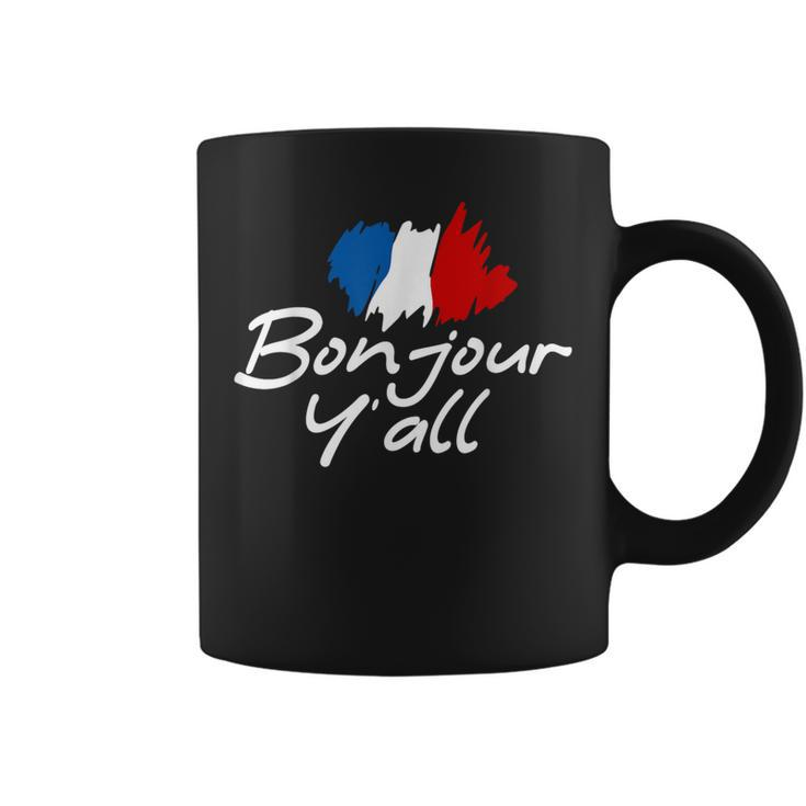 France Roots French Lover Bonjour Y'all Coffee Mug