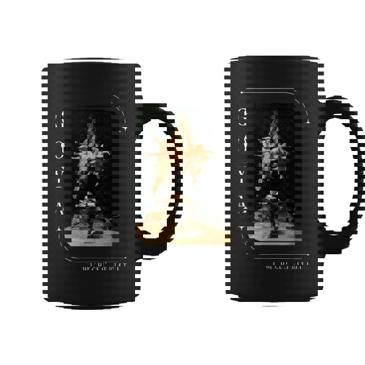Francisco De Goya Diseño Brujasuelo Horror Arte Gótico Taza de café