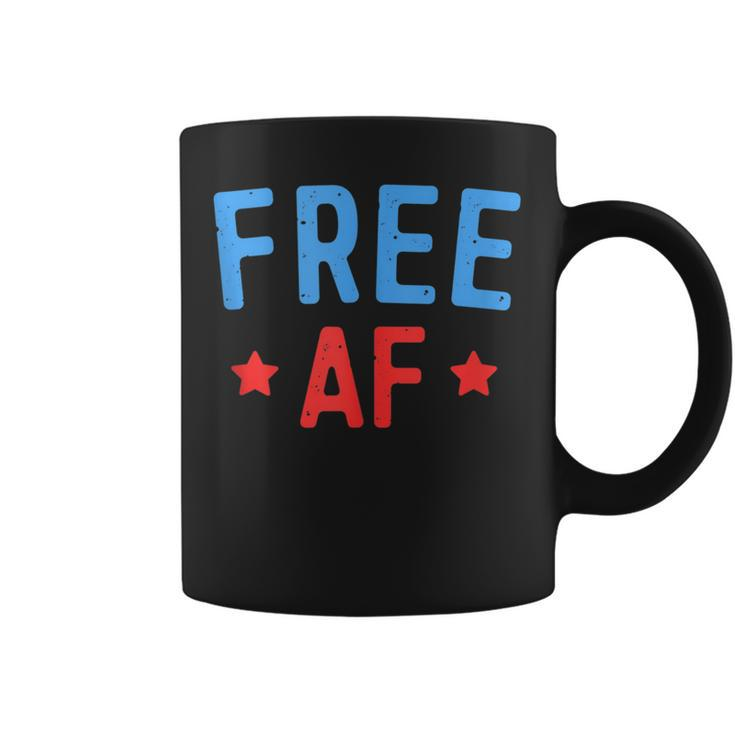 Free Af Patriotic American 4Th Of July Men Coffee Mug