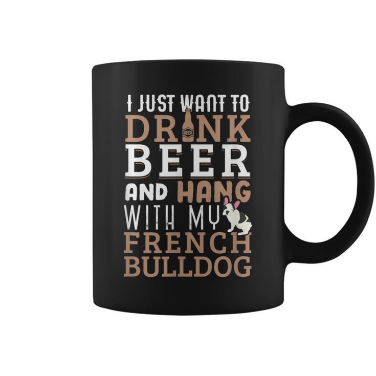 French Bulldog Dad Frenchie Dog & Beer Tassen