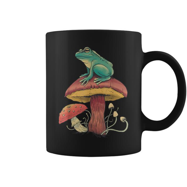 Frog Mushroom Animal Motif Woman Man Mushrooms Animal Coffee Mug