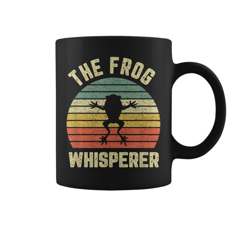 Frog Whisperer Retro Toad Ribbit Tree Frog Coffee Mug