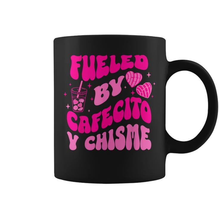 Fueled By Cafecito Y Chisme Quote Coffee Mug