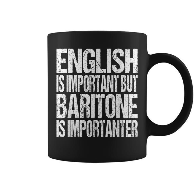 Baritone Quote Choir Orchestra Music Lover Coffee Mug