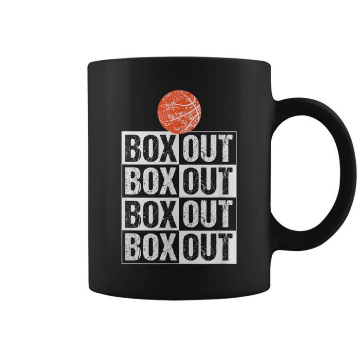 Basketball Coach Box Out Saying Coffee Mug