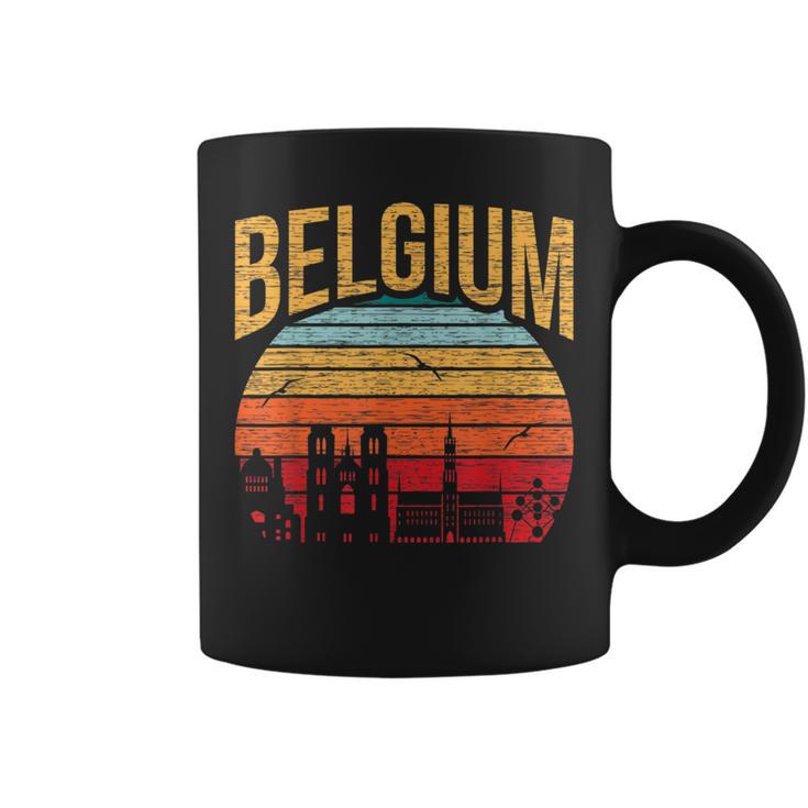 Belgium Flag Roots From Usa Belgium Coffee Mug