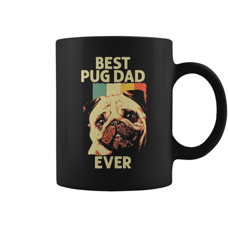 Best Pug Dad Ever Art For Pug Dog Pet Lover Men Daddy Coffee Mug