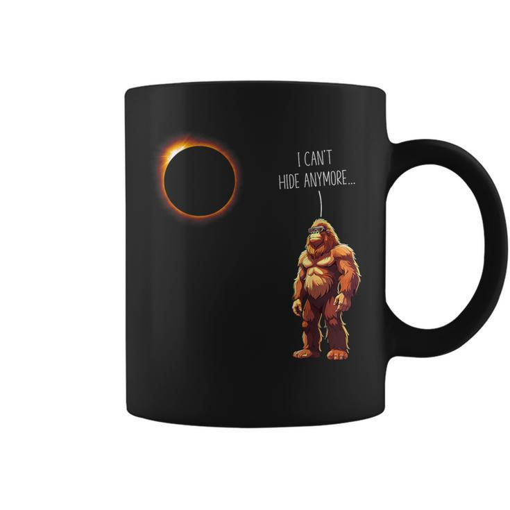 Bigfoot Solar Eclipse Quote April 8Th 2024 Boys Coffee Mug