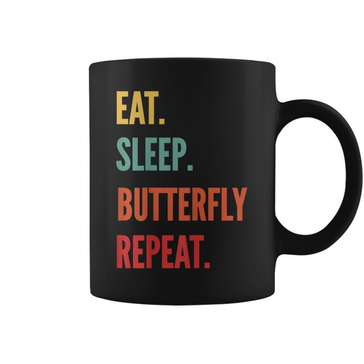 Butterfly Watching Eat Sleep Butterfly Watching Coffee Mug