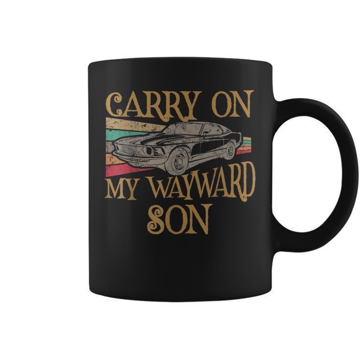 Carry On My Wayward Son Vintage Coffee Mug