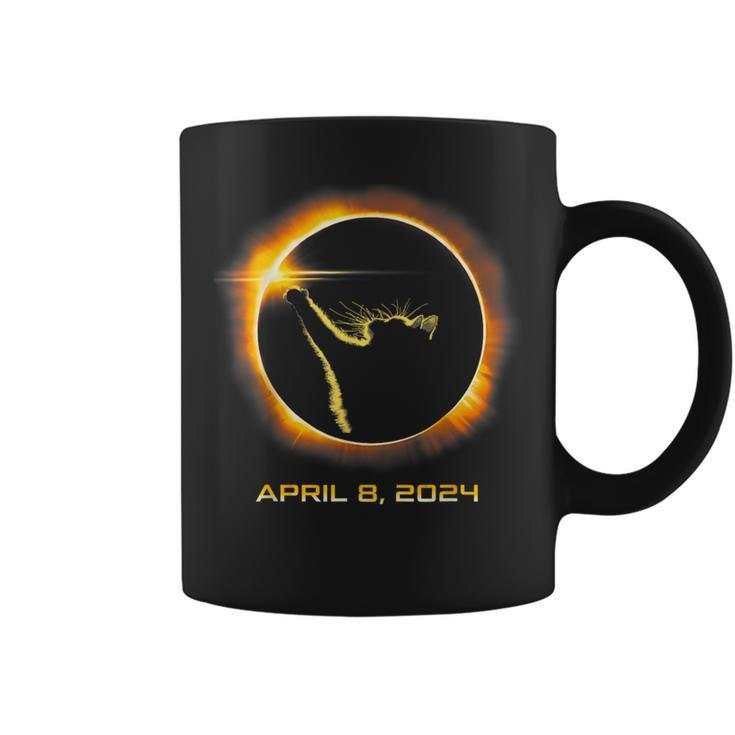 Cat Solar Eclipse 2024 Coffee Mug