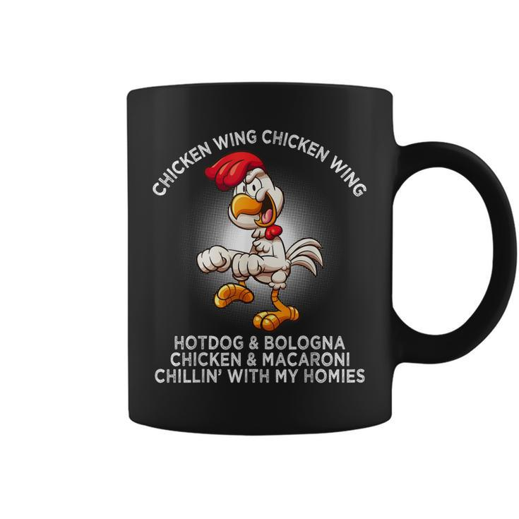 Chicken Wing Chicken Wing Hot Dog Bologna Retro Coffee Mug