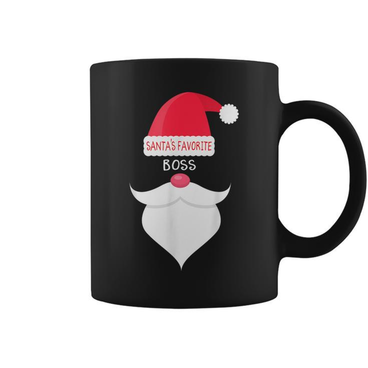 Christmas For Boss Santa's Favorite Coffee Mug