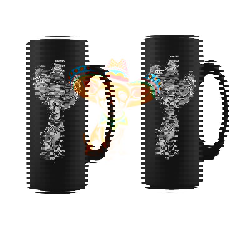 Cinco De Mayo Chihuahua Graphic Coffee Mug