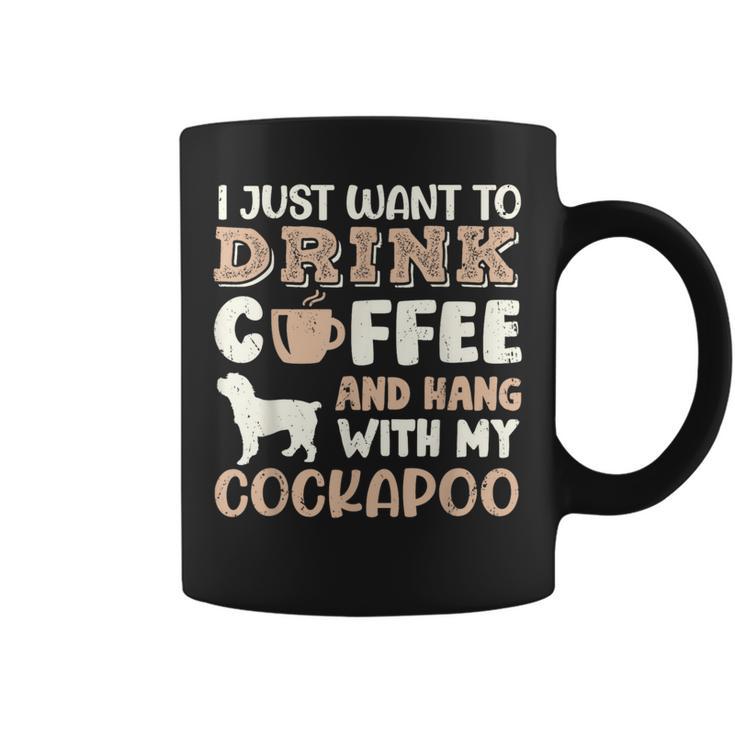 Cockapoo Drink Coffee Hand With Dog Mom Coffee Mug