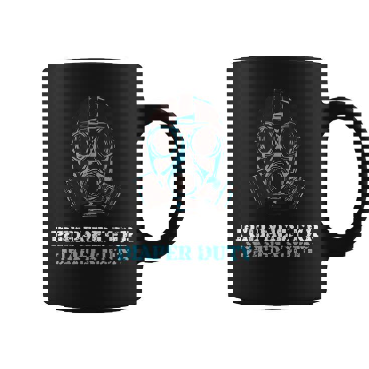 Cool New Dad Prepared For Diaper Duty For Father's Day Coffee Mug