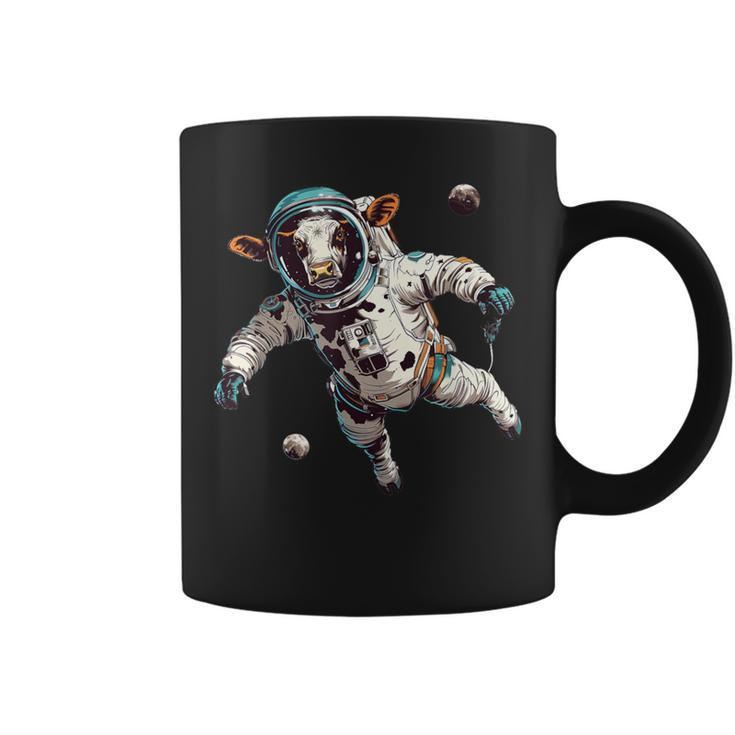 Cow Astronaut In Space Coffee Mug