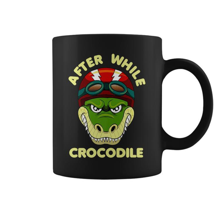 After A While Crocodile Motorcycle Biker Coffee Mug