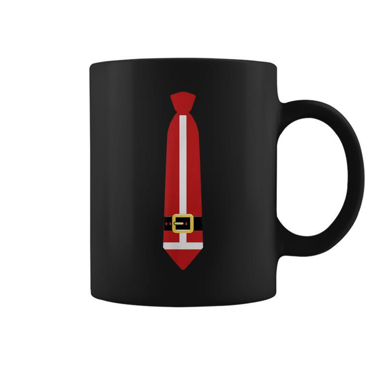 Cute Santa Claus Minimalist Christmas Tie Graphic Coffee Mug