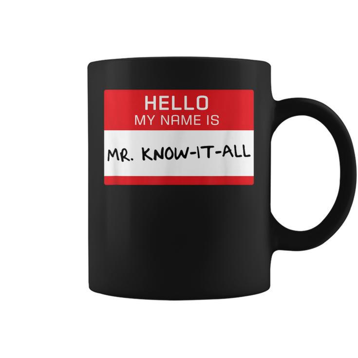 Dad Husband Brother Mr Know It All Coffee Mug