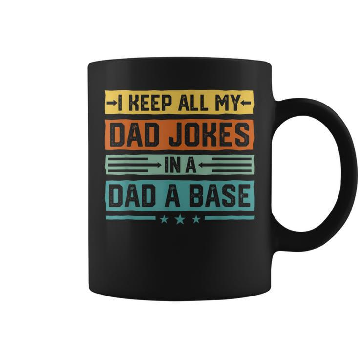 Dad Jokes Grandpa Dad A Base Fathers Day Coffee Mug